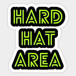 Hard Hat, Protective, Building Site, Consctruction worker, Property Developer Sticker